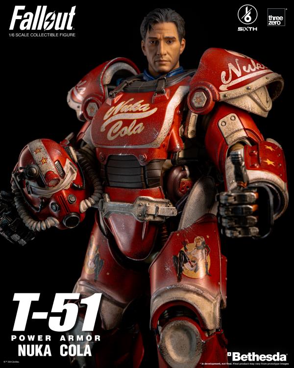 Threezero Fallout T Power Armor Nuka Cola Scale Figure Kapow