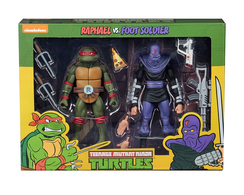 NECA Teenage Mutant Ninja Figure Tmnt Foot Soldier 7 store inch Action Figure 2 Pack