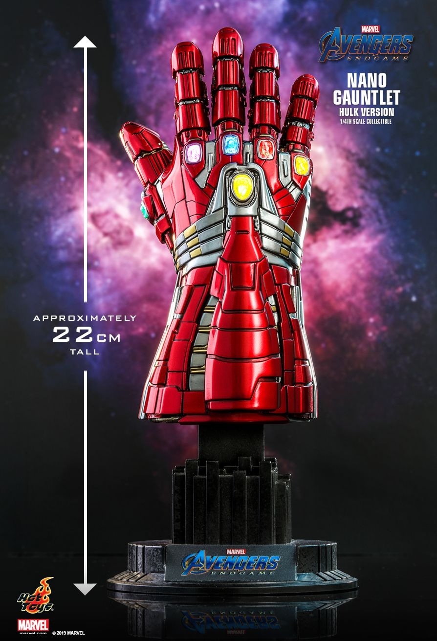 Hot Toys 1:6 Hulken med Gauntlet figur från Avengers: Endgame
