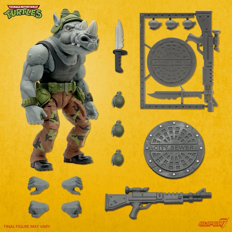 teenage mutant ninja turtles rocksteady toy