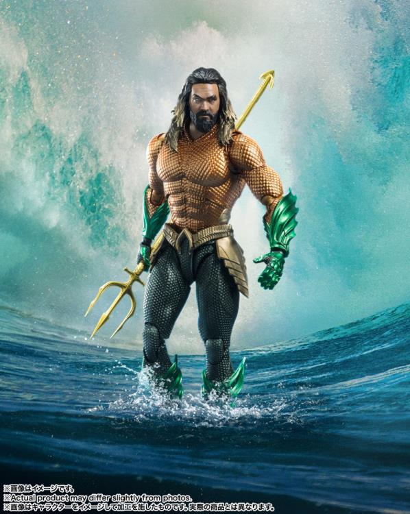 S.H.Figuarts Aquaman and the Lost Kingdom Aquaman Action Figure Kapow Toys