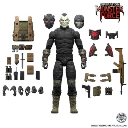 Operation: Monster Force Delta Red Nocturnal Operations 6 Inch Action Figures