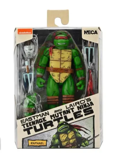 NECA Teenage Mutant Ninja Turtles Mirage Comics Raphael Action Figure