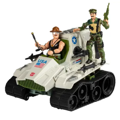 Transformers X G.I.Joe Kup ( Triple T ) With Sgt Slaughter and Leatherneck