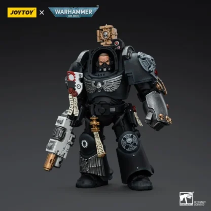 Joytoy Warhammer 40K Iron Hands Captain in Terminator Armour 14cm Action Figure