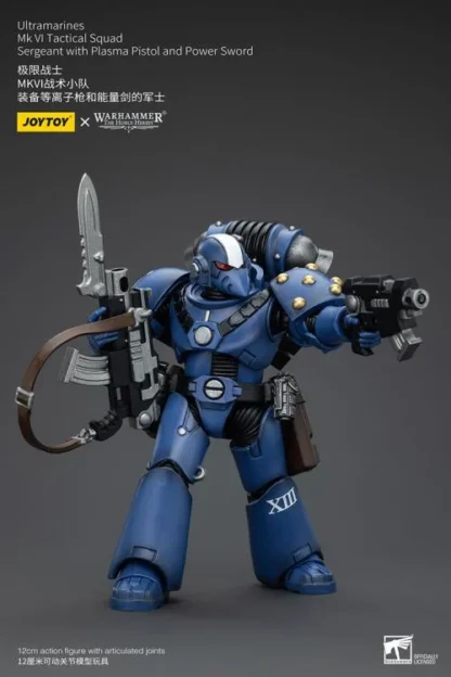 JoyToy The Horus Heresy Ultramarines MKVI Tactical Squad Sergeant with Plasma Pistol and Power Sword