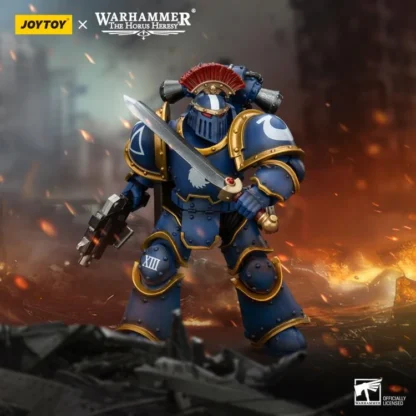 JoyToy Warhammer The Horus Heresy Ultramarines Legion MKIII Tactical Squad Sgt with Power Sword