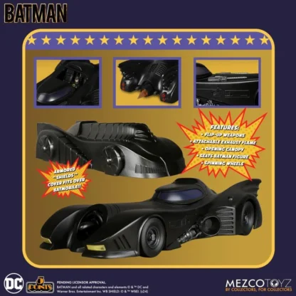 Mezco 5 Points Batman (1989) Batmobile