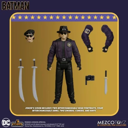 Mezco 5 Points Batman (1989) Action Figures Set of 3