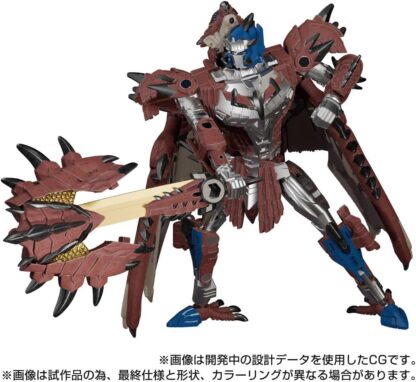 Transformers X Monster Hunter Liolaeous Prime Rathalos Crossover