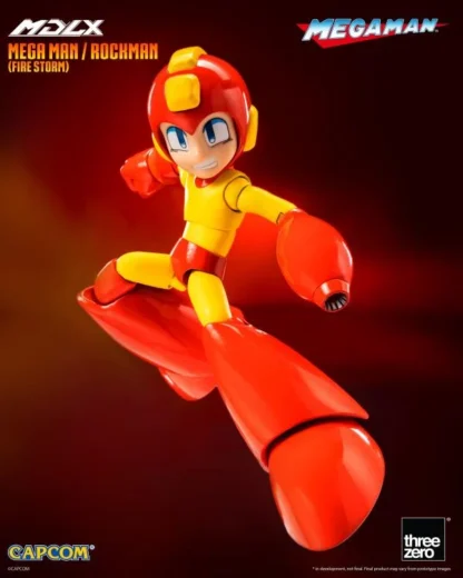 Threezero Mega Man MDLX Articulated Figure Series Mega Man (Fire Storm)