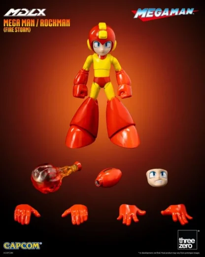 Threezero Mega Man MDLX Articulated Figure Series Mega Man (Fire Storm)