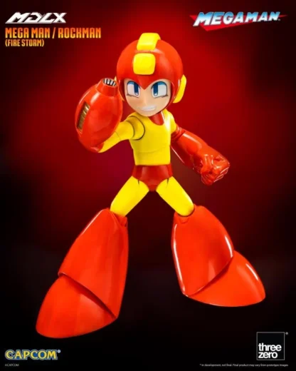 Threezero Mega Man MDLX Articulated Figure Series Mega Man (Fire Storm)