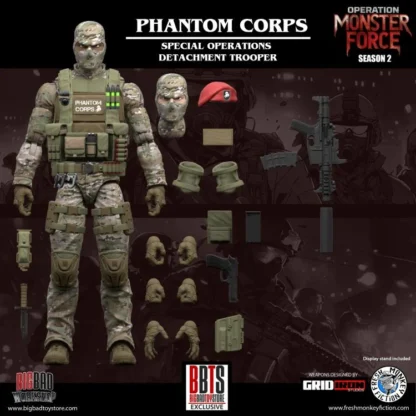 Operation: Monster Force Season 02 Phantom Corps Special Operations Detachment Trooper