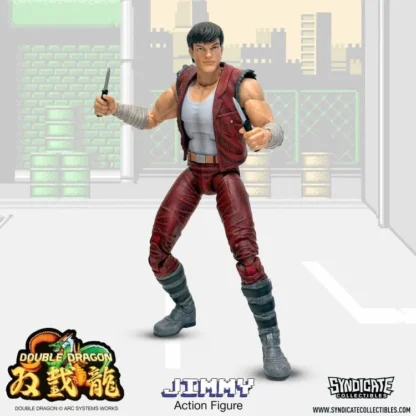 Syndicate Collectibles Double Dragon Deluxe Jimmy Lee Action Figure