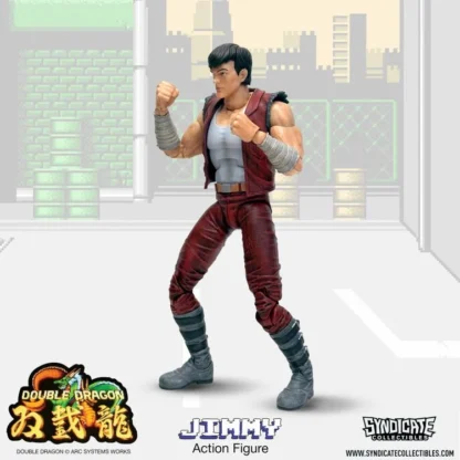 Syndicate Collectibles Double Dragon Deluxe Jimmy Lee Action Figure