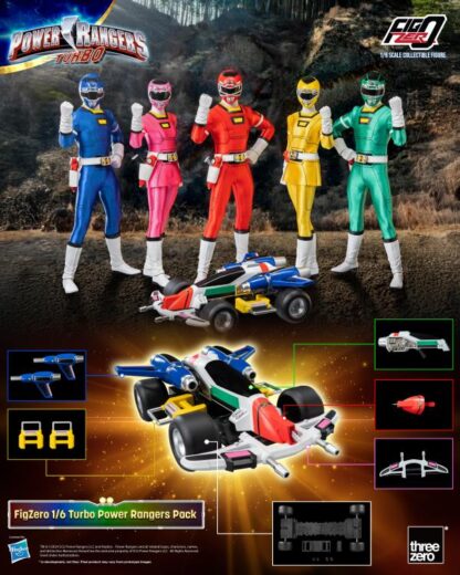 Threezero Power Rangers Turbo 5 Pack