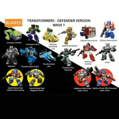 Blokees Transformers 01 Galaxy Shining Defender Version Case of 12