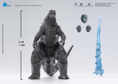 HIYA Toys Godzilla vs. Kong Exquisite Basic+ Heat Ray Godzilla Action Figure