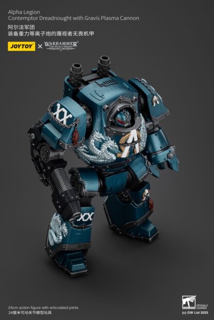 JoyToy Warhammer The Horus Heresy Alpha Legion Contemptor Dreadnought with Gravis Plasma Cannon