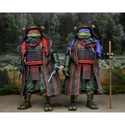 NECA TMNT III Turtles in Time Raphael and Donatello 2 Pack